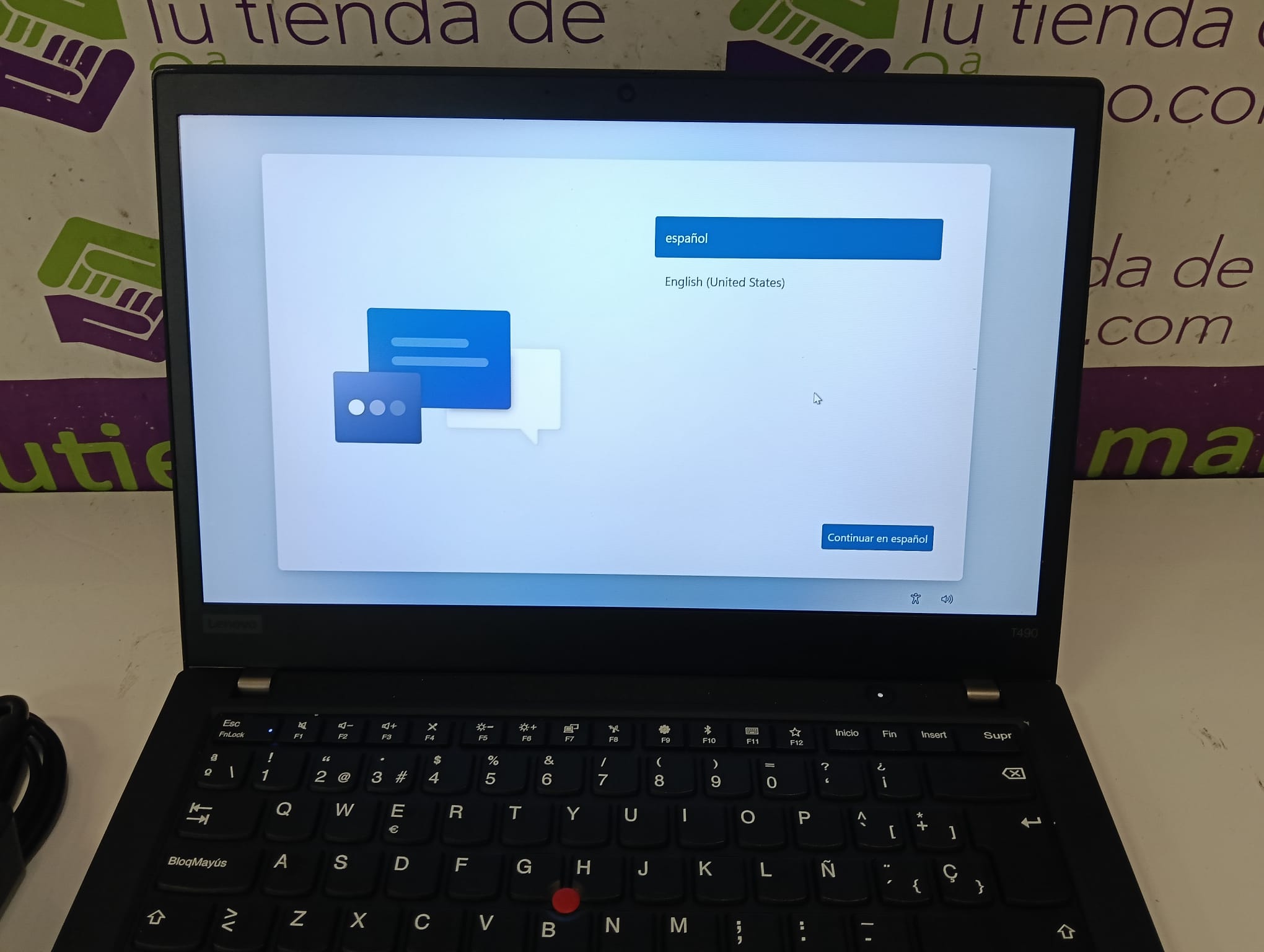 PORTATIL LENOVO THINKPAD T490 256SSD/16GB/W11/I5 - Imagen 2