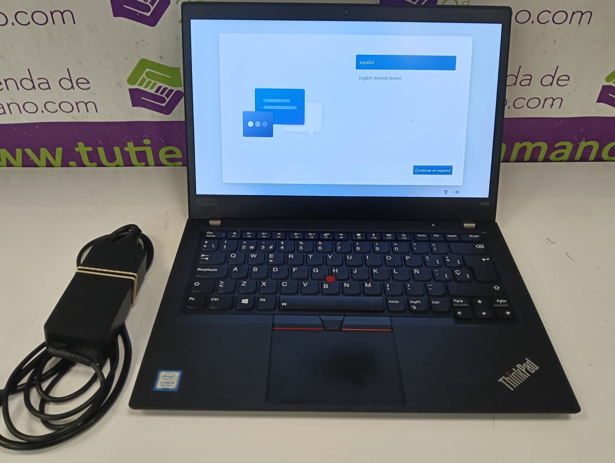 PORTATIL LENOVO THINKPAD T490 256SSD/16GB/W11/I5