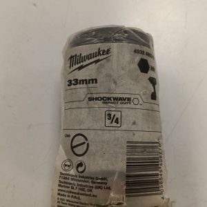 VASO DE IMPACTO MILWAUKEE 33MM 3/4" LARGO