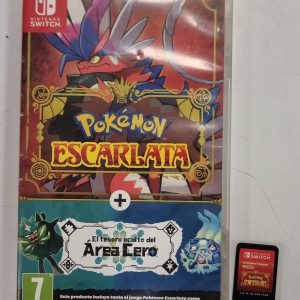 POKEMON ESCARLATA + TESORO OCULTO AREA CERO SWITCH