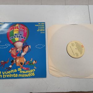 VINILO MILIKI Y RITA IRASEMA LA VUELTA AL MUNDO EN 30 MIN