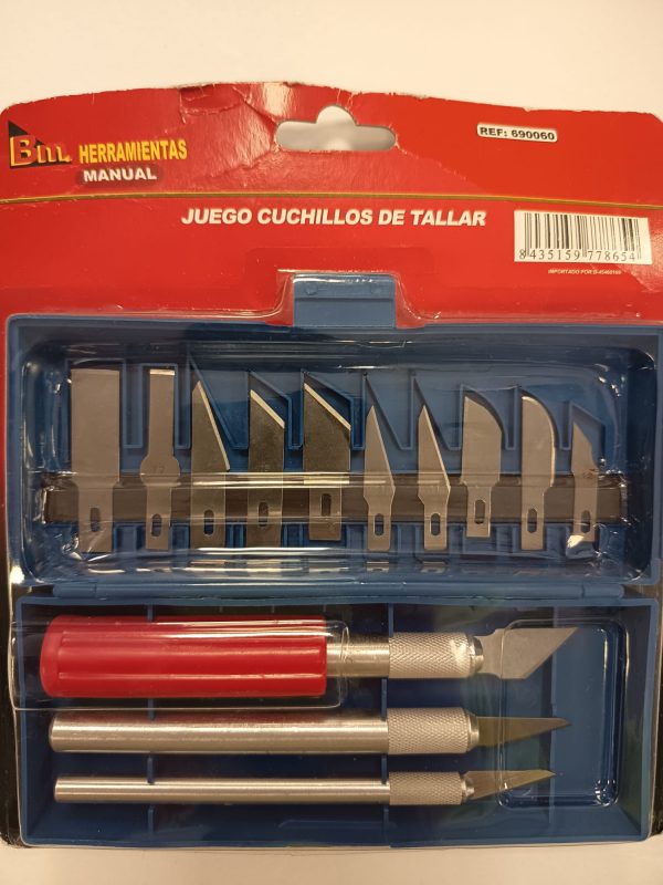 JUEGO CUCHILLOS TALLAR - Imagen 3