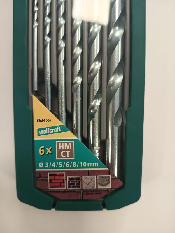 BROCAS PARED WOLFCRAFT 8634 - Imagen 2