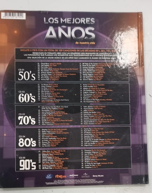 LOS MEJORES AÑOS DE NUESTRA VIDA 5CD - Imagen 2