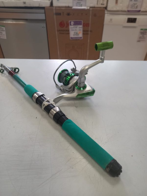 CARRETE PESCA YUMOSHI GL1000 + CAÑA - Imagen 2
