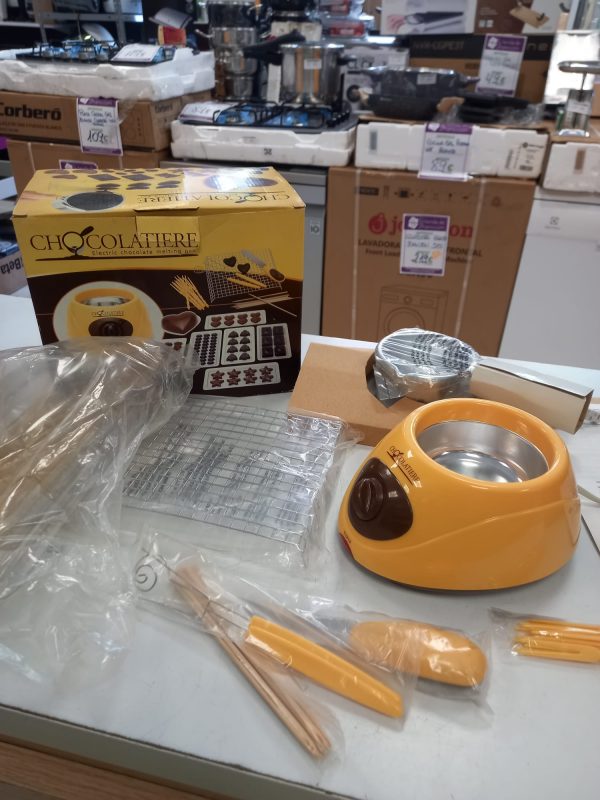 CHOCOLATERA ELECTRICA AMARILLA - Imagen 2