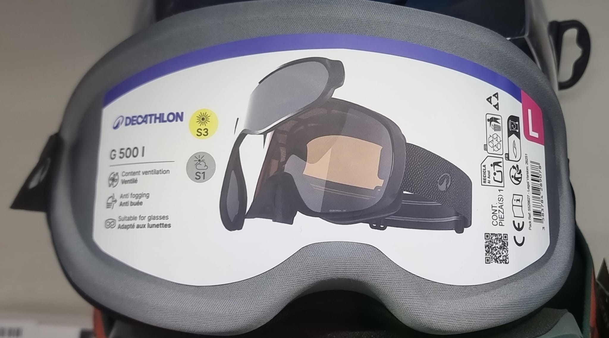 GAFAS SNOW DECATHLON G500I