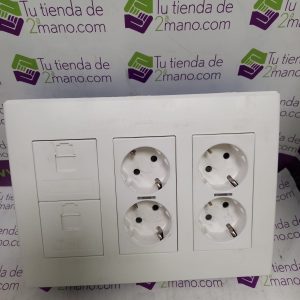 SIMON KIT CAJA 4 BASES 2 RJ45 SIMON