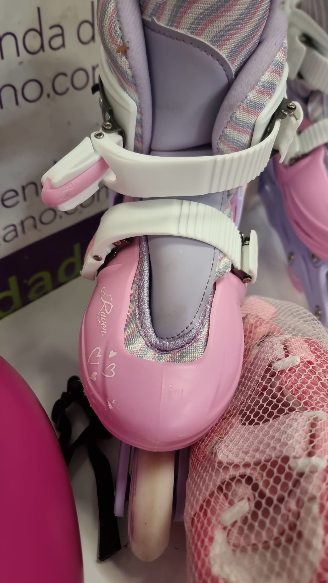 PATINES RAVENT LORET TALLA 34/37 + PROTECCIONES - Imagen 4