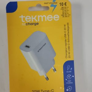 CARGADOR RAPIDO TEKMEE TIPO C