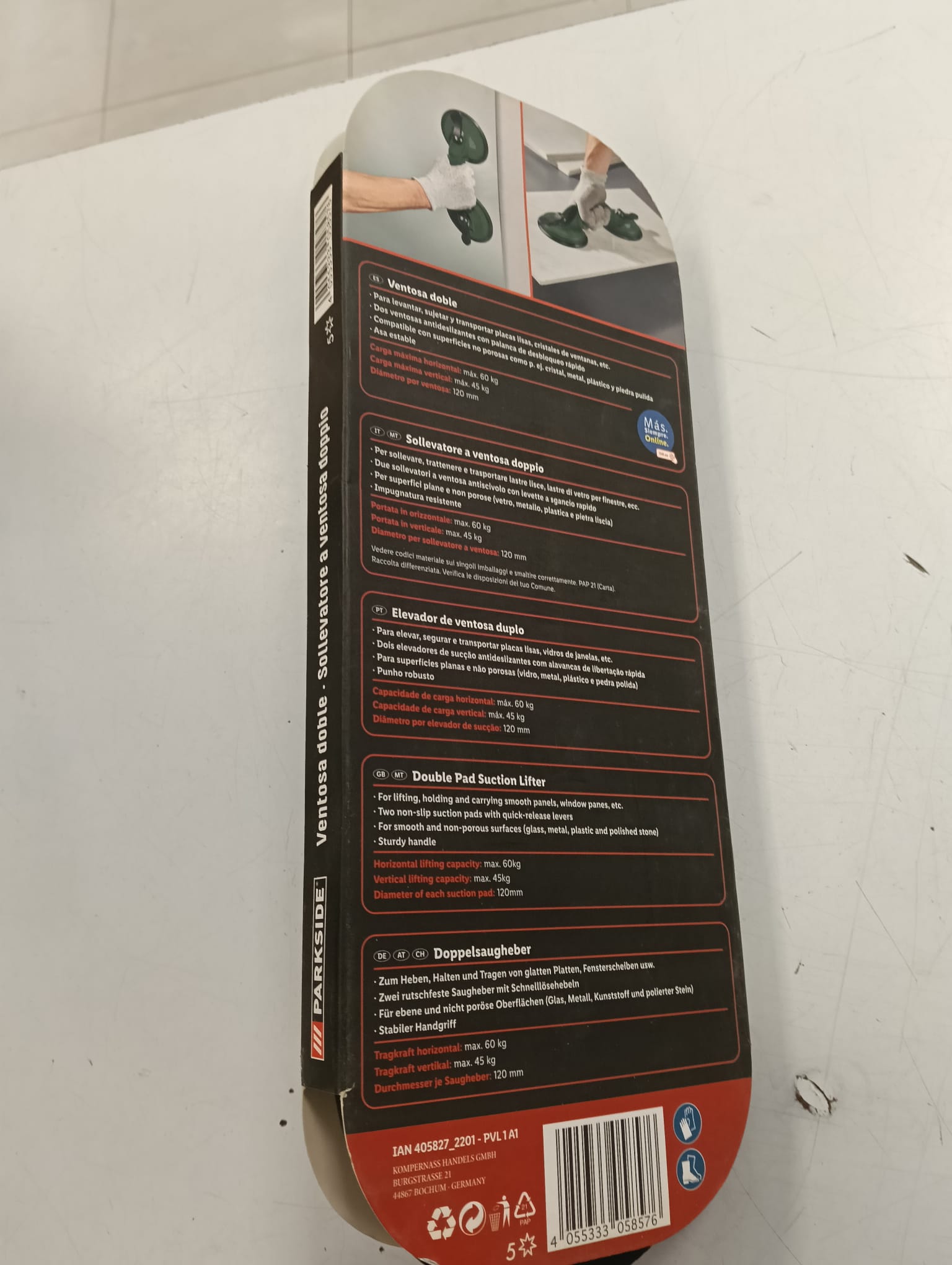 VENTOSA DOBLE PARKSIDE - Imagen 4