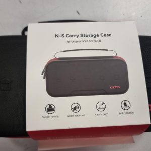 FUNDA SWITCH OLED OIVO NEGRO ROJO