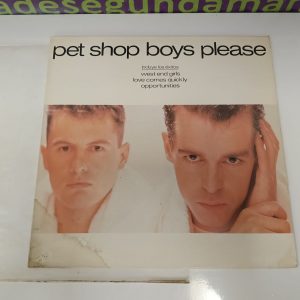 VINILO PET SHOP BOYS PLEASE 1987