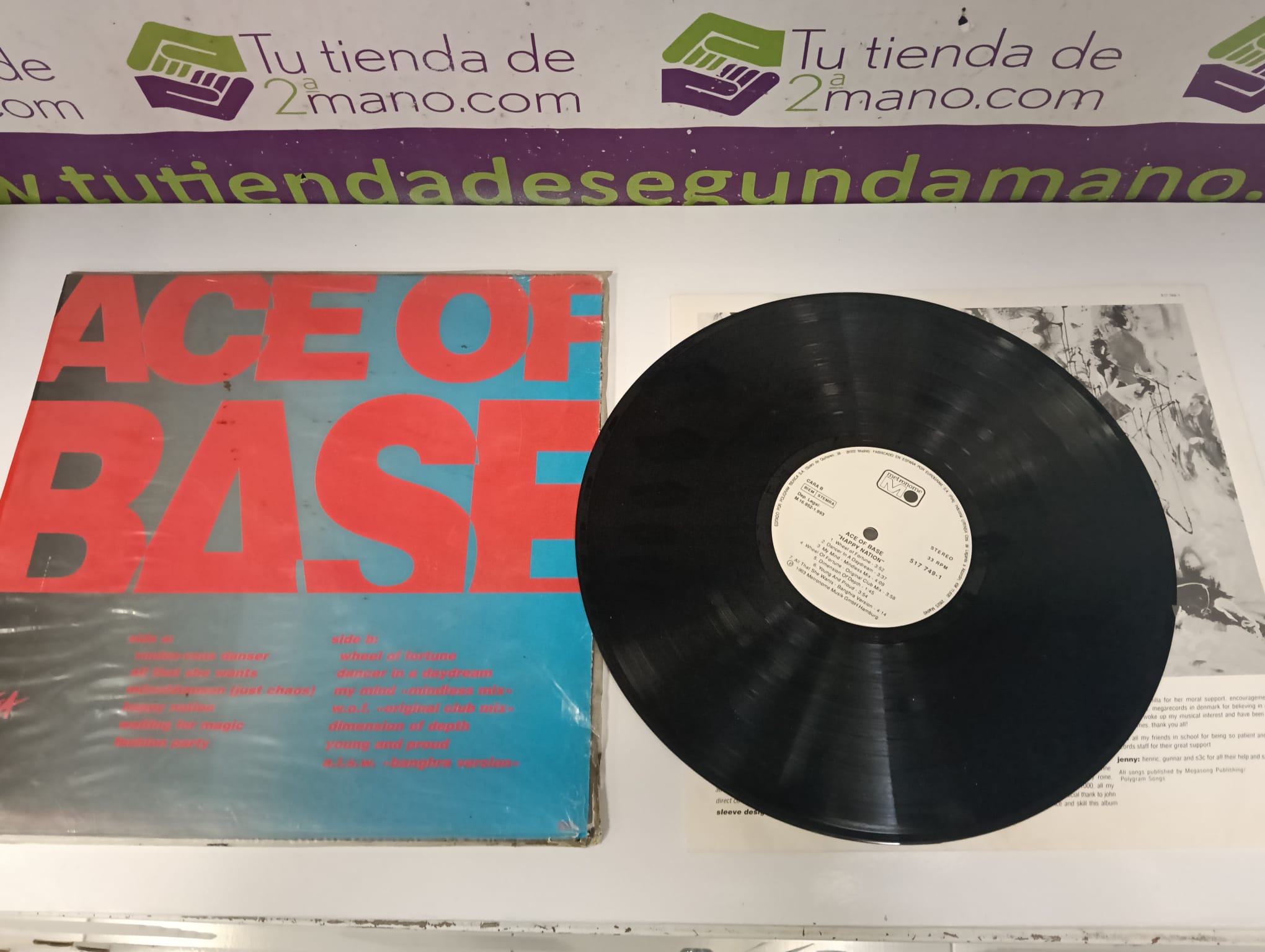 VINILO ACE OF BASE - HAPPY NATION - Imagen 2