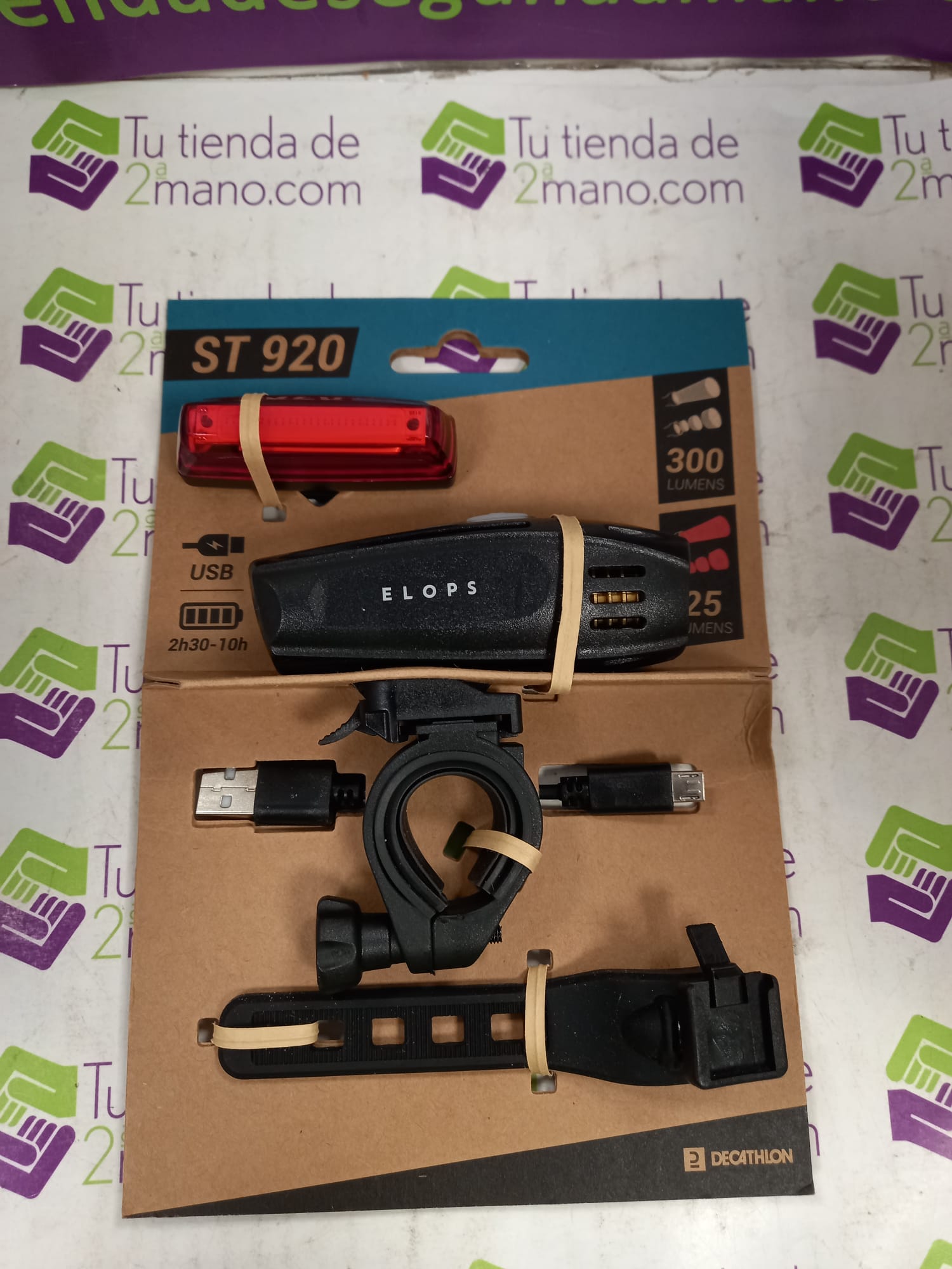 LUZ BICICLETA DECATHLON ST 920