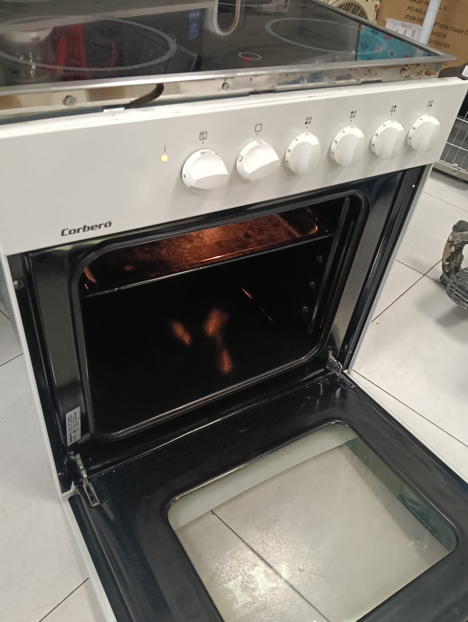 CONJUNTO HORNO + PLACA CORBERO HBE TWINSA - Imagen 3