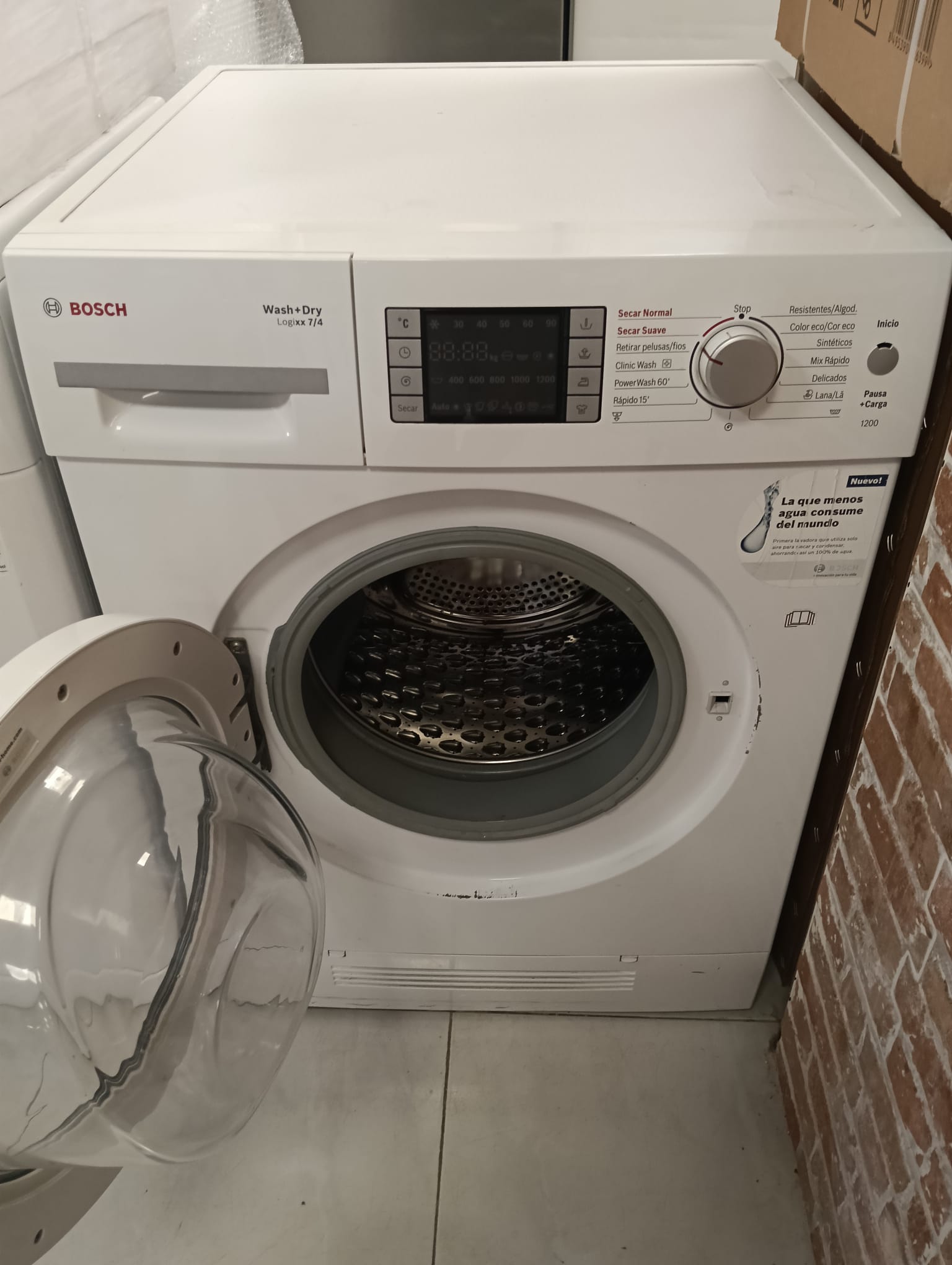 LAVADORA SECADORA BOSCH LOGIXX 7/4KG