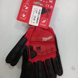 GUANTES ANTI IMPACTO ANTICORTE MILWAUKEE  TALLA 10/XL IMPACT CUT LEVEL 3/C