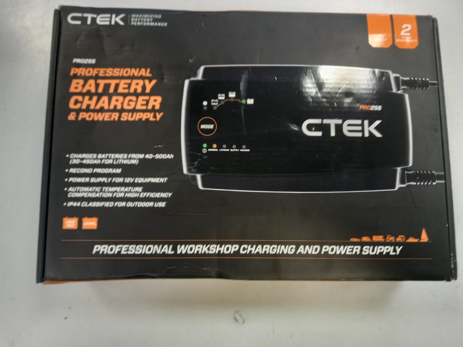 CARGADOR BATERIA PROFESIONAL CTEK PRO25S