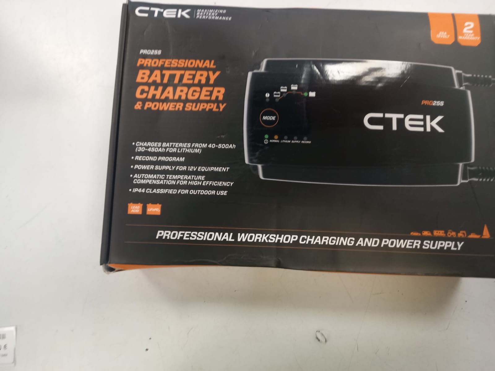 CARGADOR BATERIA PROFESIONAL CTEK PRO25S - Imagen 3