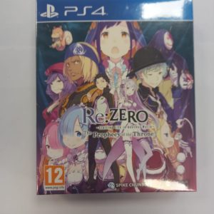 RE:ZERO PS4 ED. COLECCION PS4 STARTING LIFE IS ANOTHER WORLD THE PROPHECY OF THE THRONE