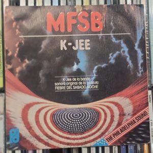 VINILO 7"  MFSB H-JEE BANDA SONORA FIEBRE DEL SABADO POR LA NOCHE