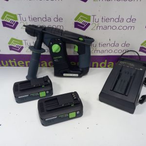 FESTOOL BHC18 MARTILLO PERFORADOR + 2 BATERIAS + CARGADOR