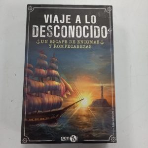 VIAJE A LO DESCONOCIDO UN ESCAPE DE ENIGMAS Y ROMPECABEZAS