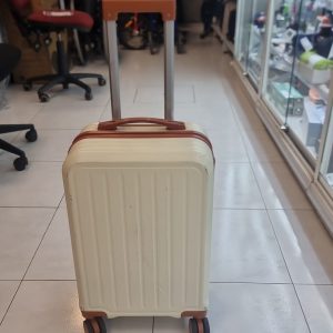 MALETA BLANCA MARRON