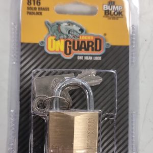 CANDADO LATON 30MM ARCO ONGUARD 816