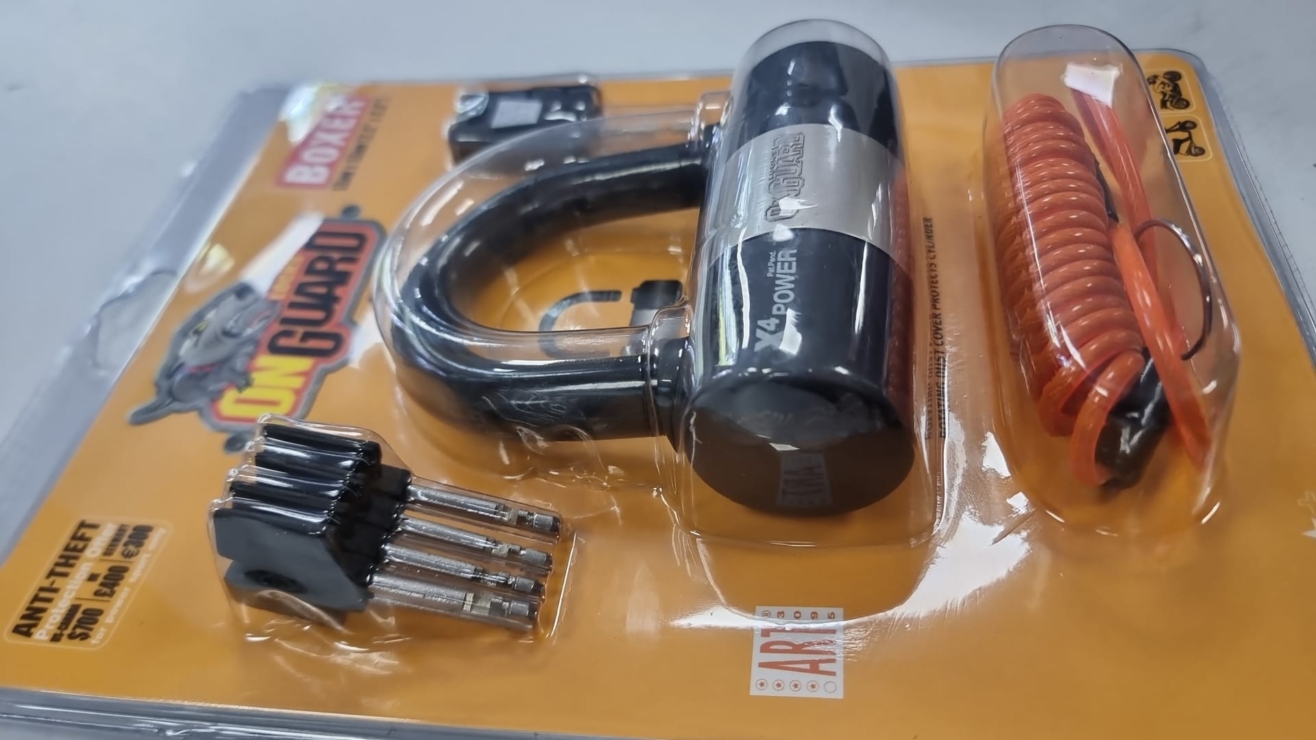 ANTIRROBO BLOQUEO FRENO DISCO ONGUARD 5048 - Imagen 2