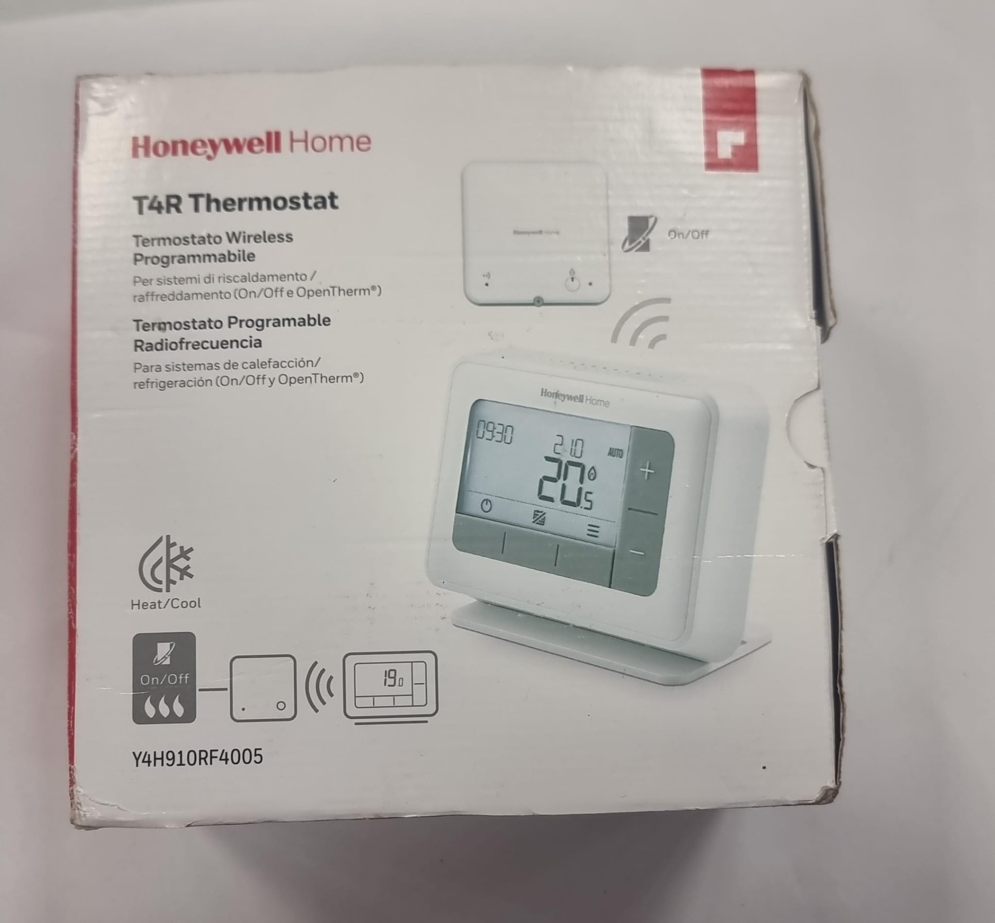 TERMOSTATO PROGRAMABLE T4R INALAMBRICO