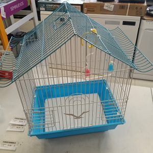 JAULA PAJARO AZUL
