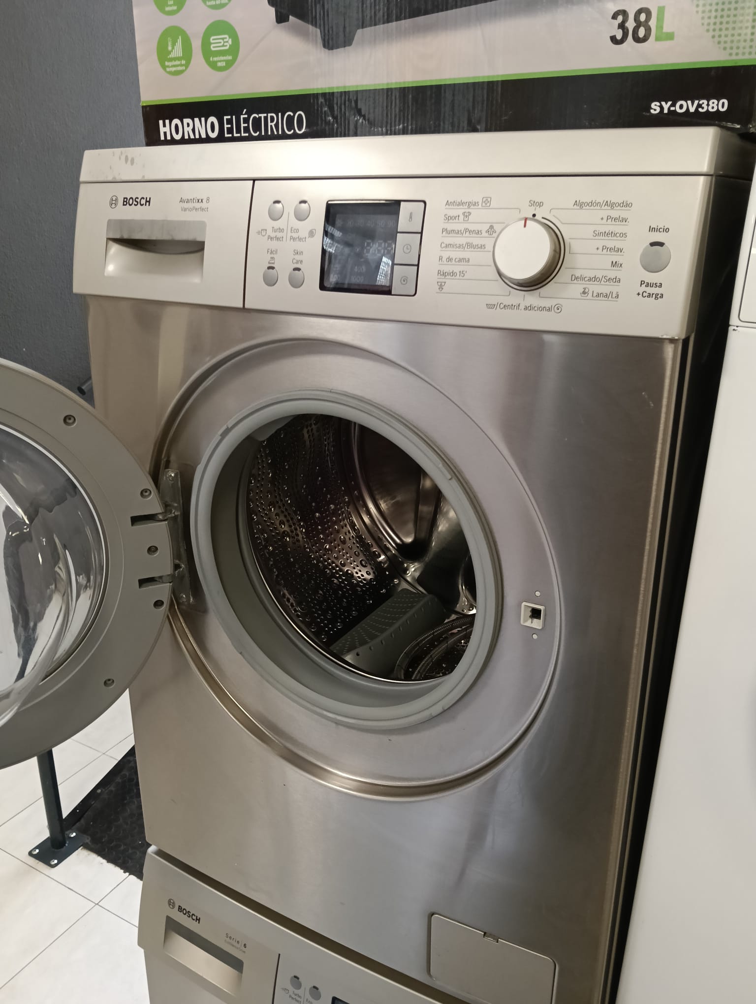 LAVADORA BOSCH 8KG INOX AVANTIXX8 - Imagen 2