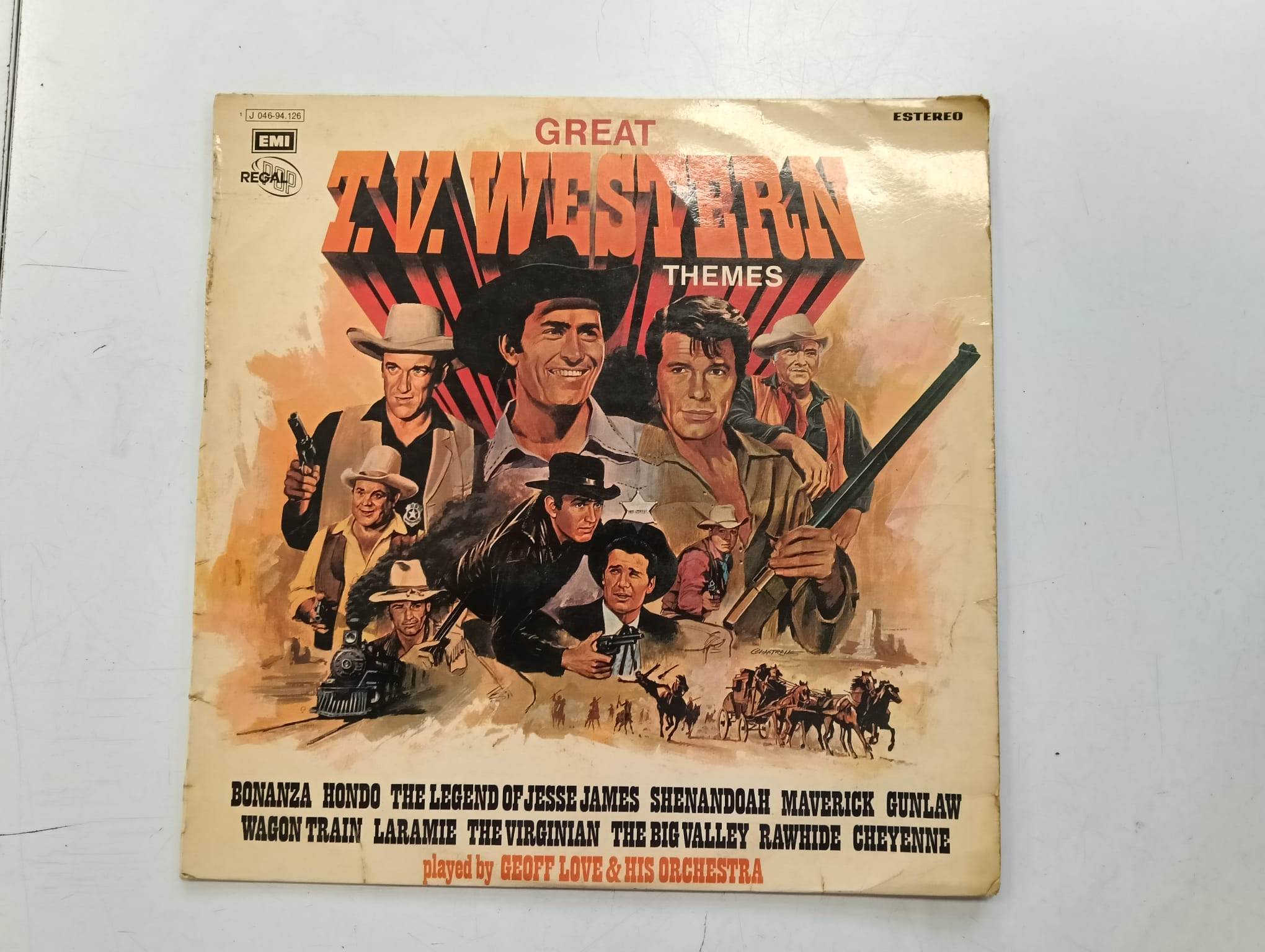 VINILO GREAT TV WESTERN THEMES