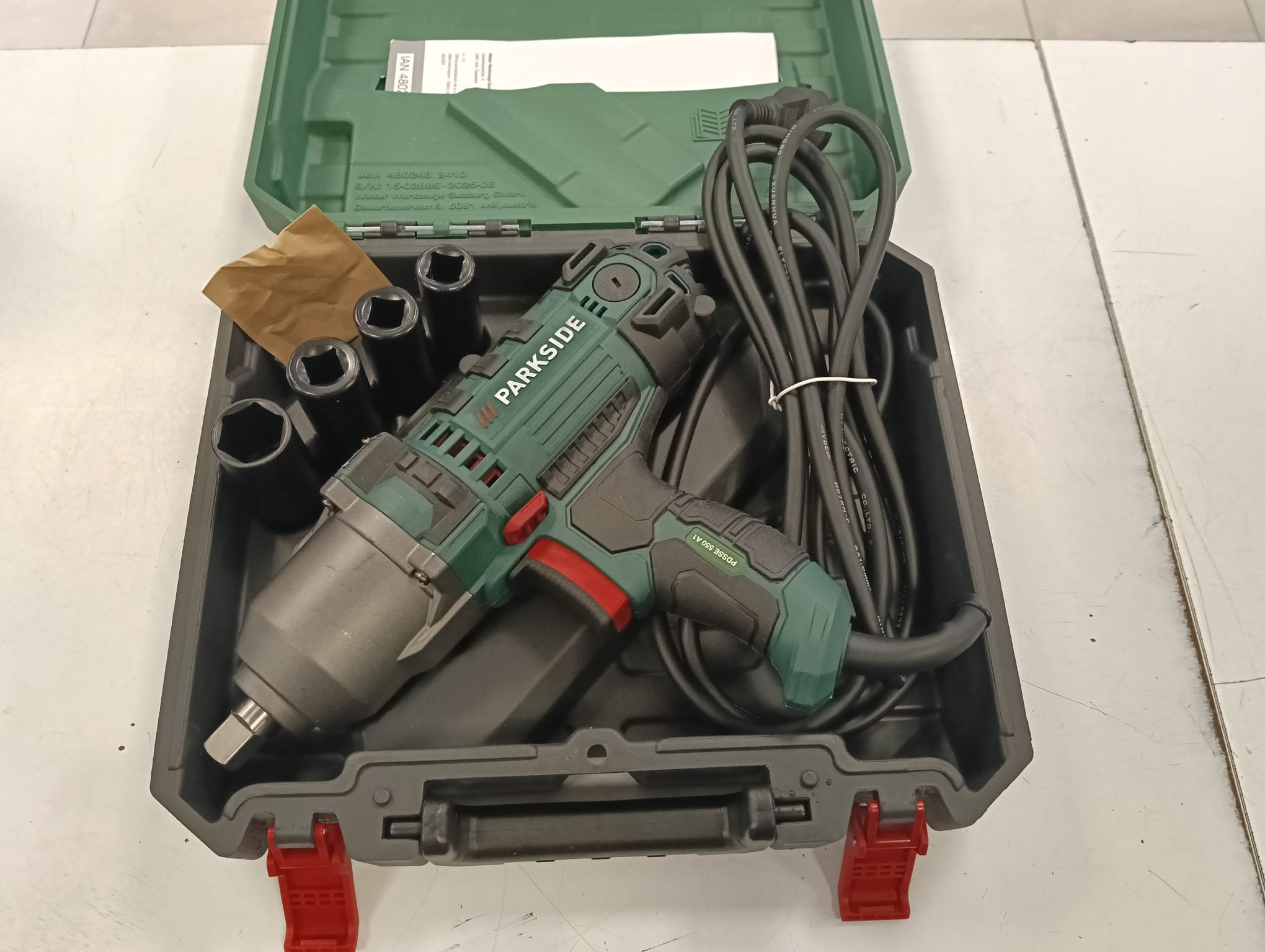 PISTOLA DE IMPACTO PARKSIDE PDSSE 550 A1