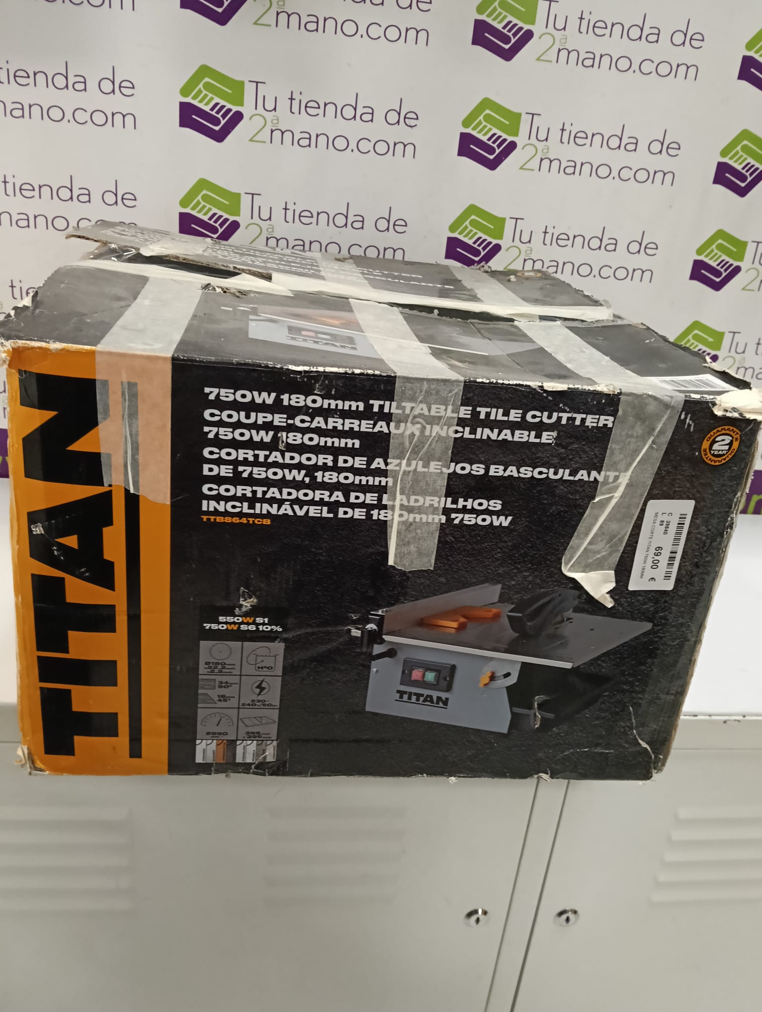 MESA CORTE TITAN 750W 180MM
