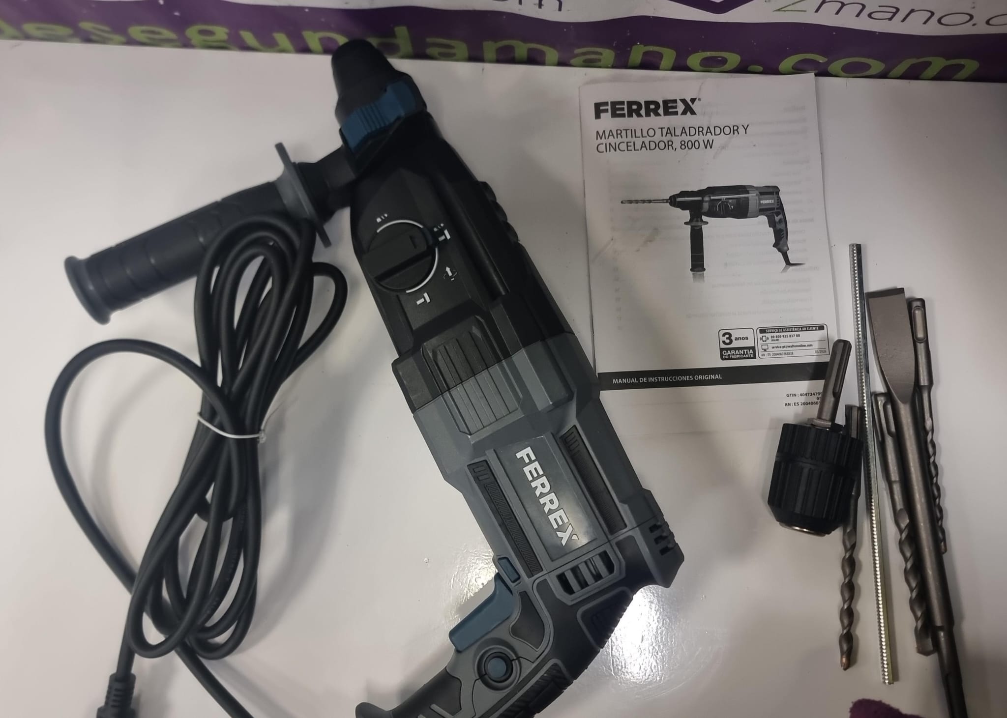 MARTILLO TALADRO FERREX 397449 - Imagen 2