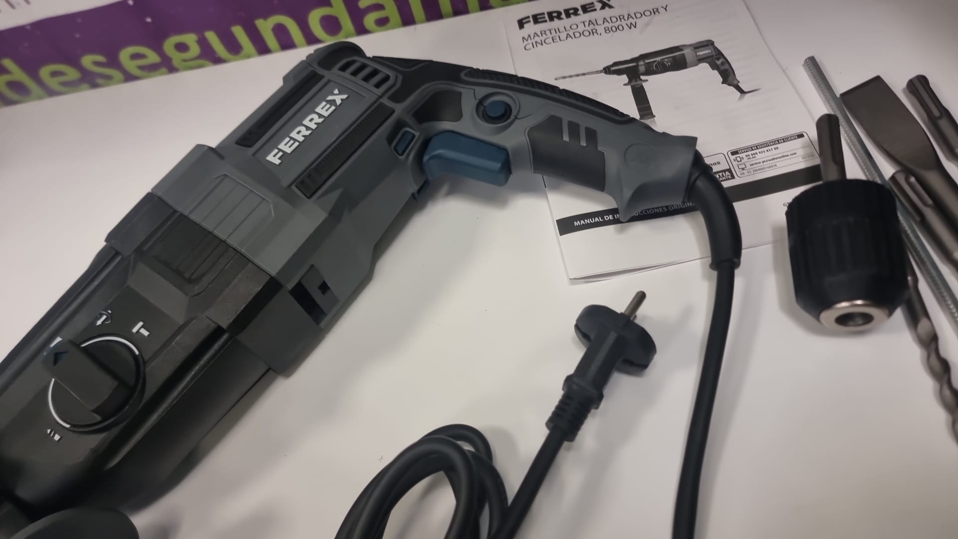 MARTILLO TALADRO FERREX 397449 - Imagen 4