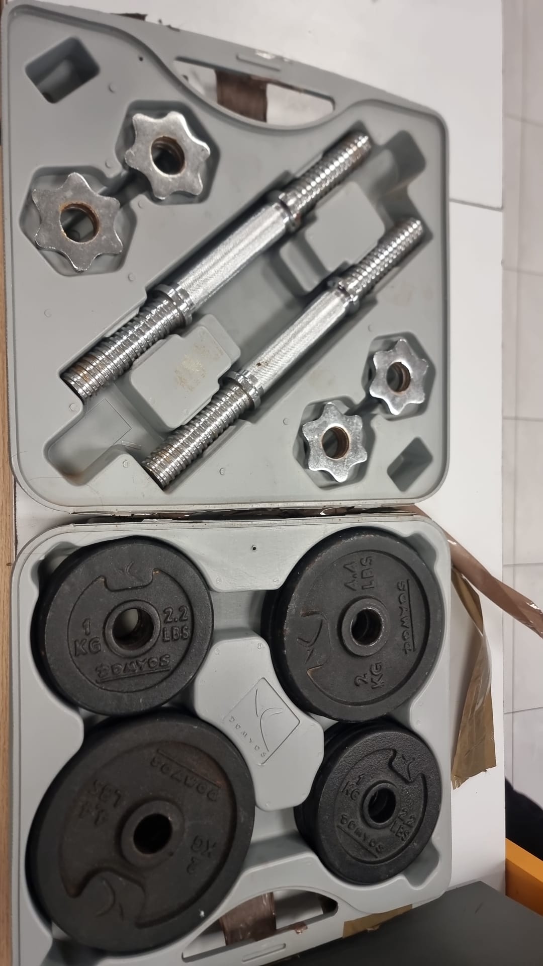 JUEGO DE MANCUERNAS DE 14 KG - Imagen 2