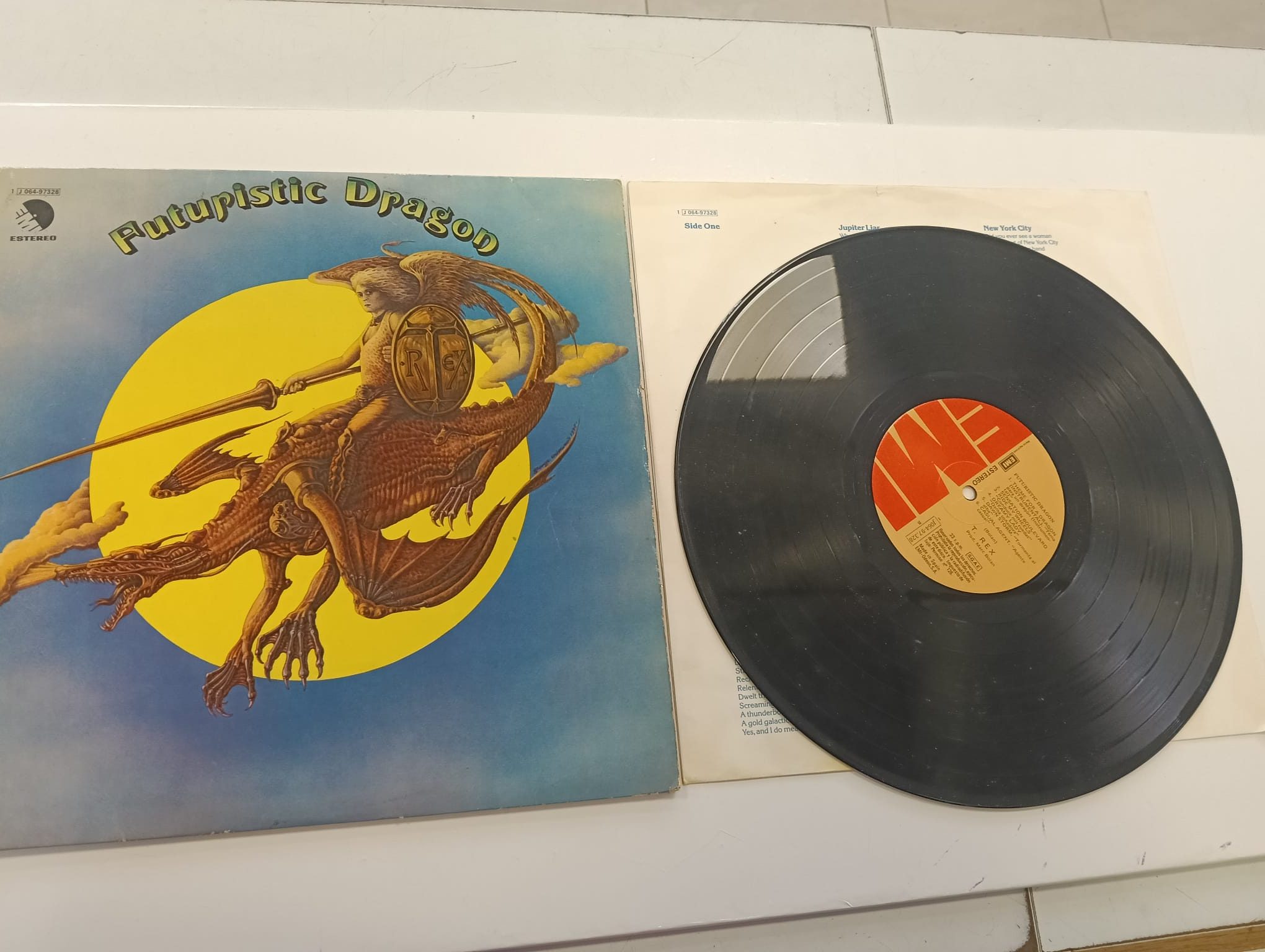 VINILO T.REX - FUTURISTIC DRAGON - Imagen 2