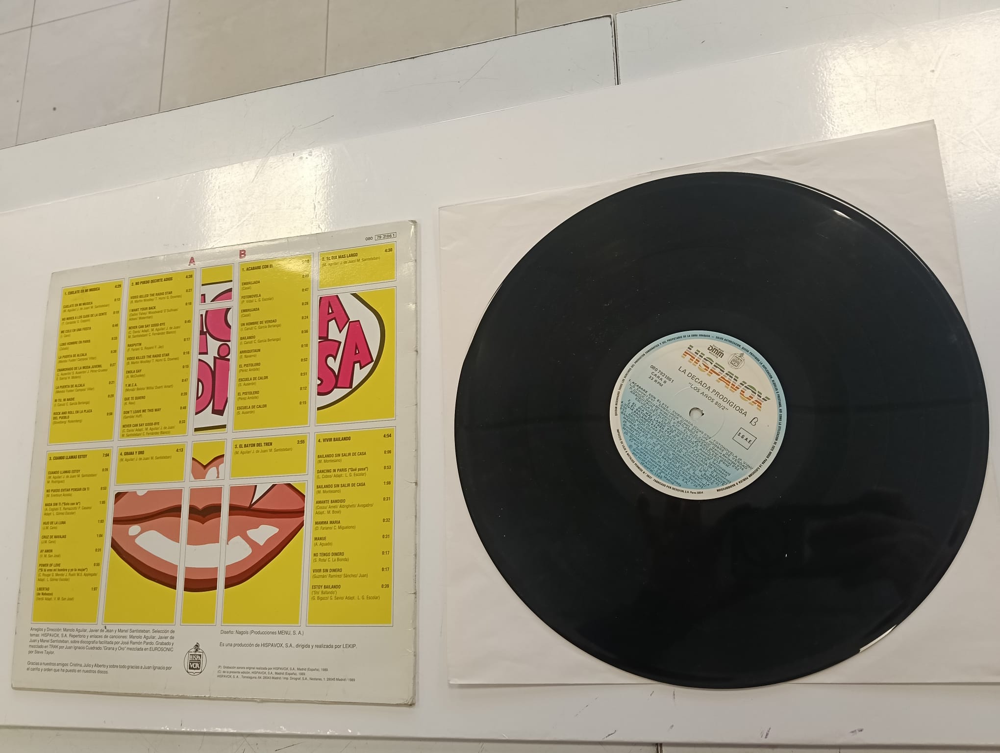 VINILO LA DECADA PRODIGIOSA LOS AÑOS 80/2 - Imagen 2