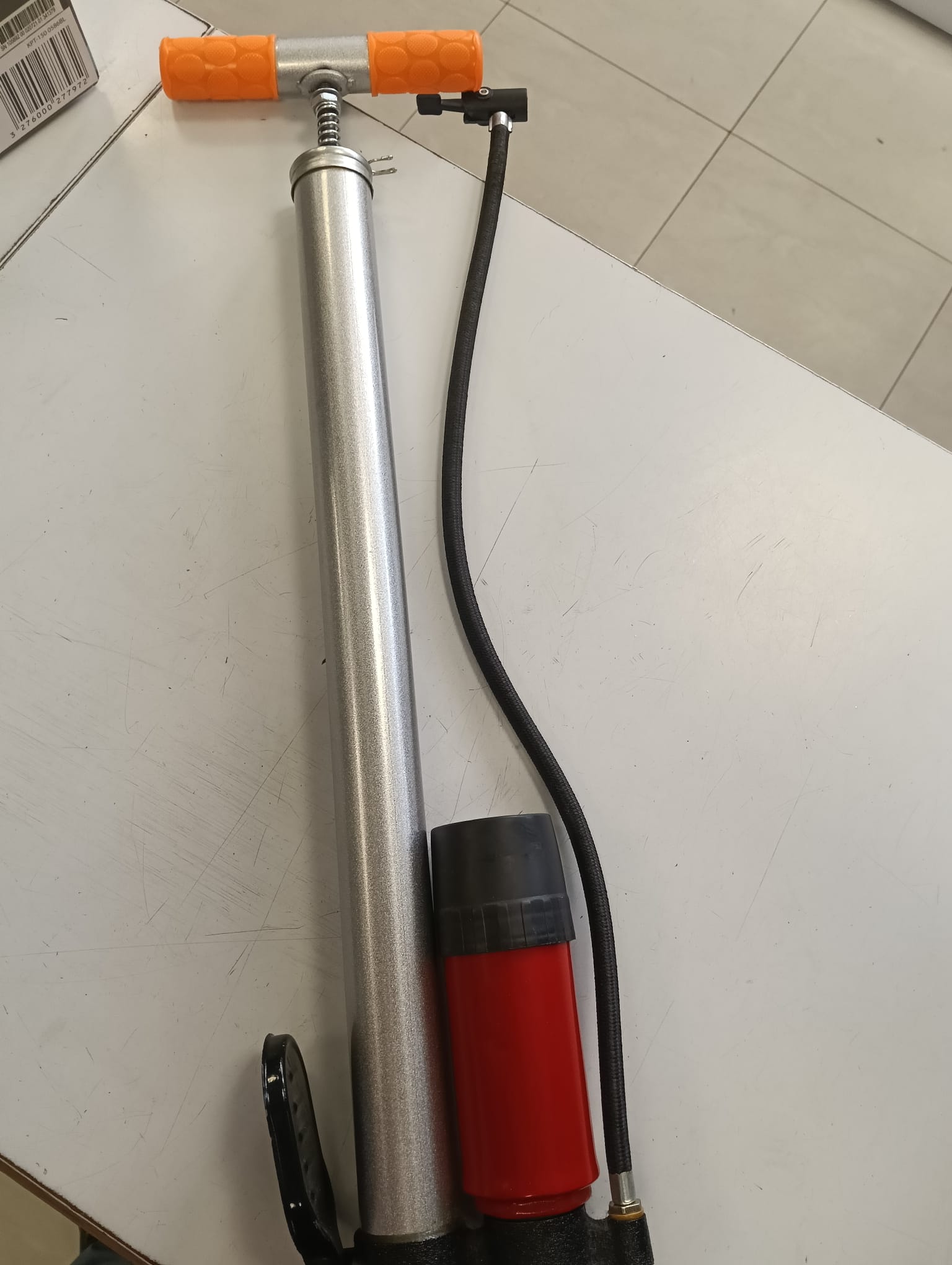 BOMBA INFLAR MANUAL MANOMETRO