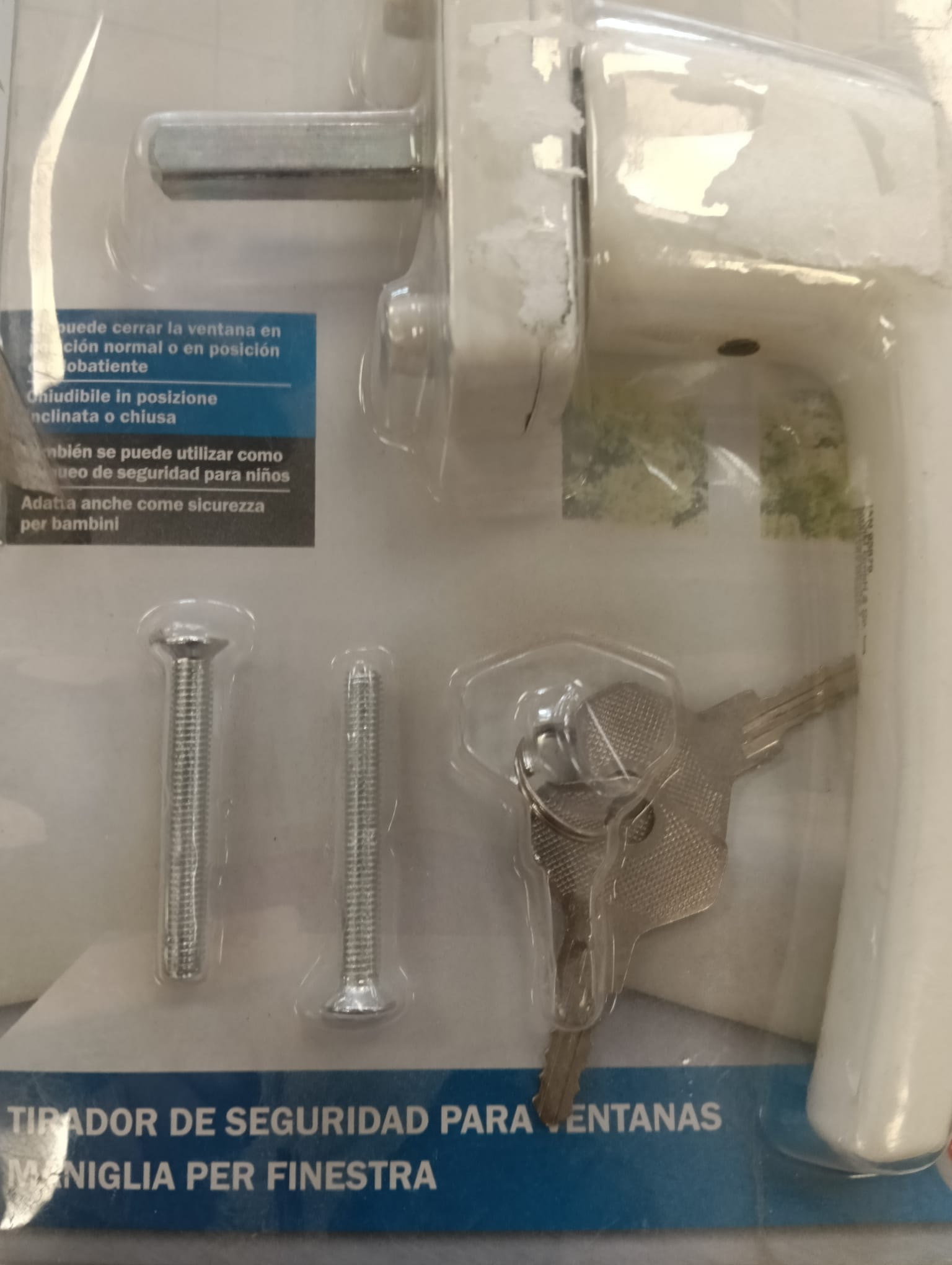 TIRADOR SEGURIDAD VENTANA - Imagen 2