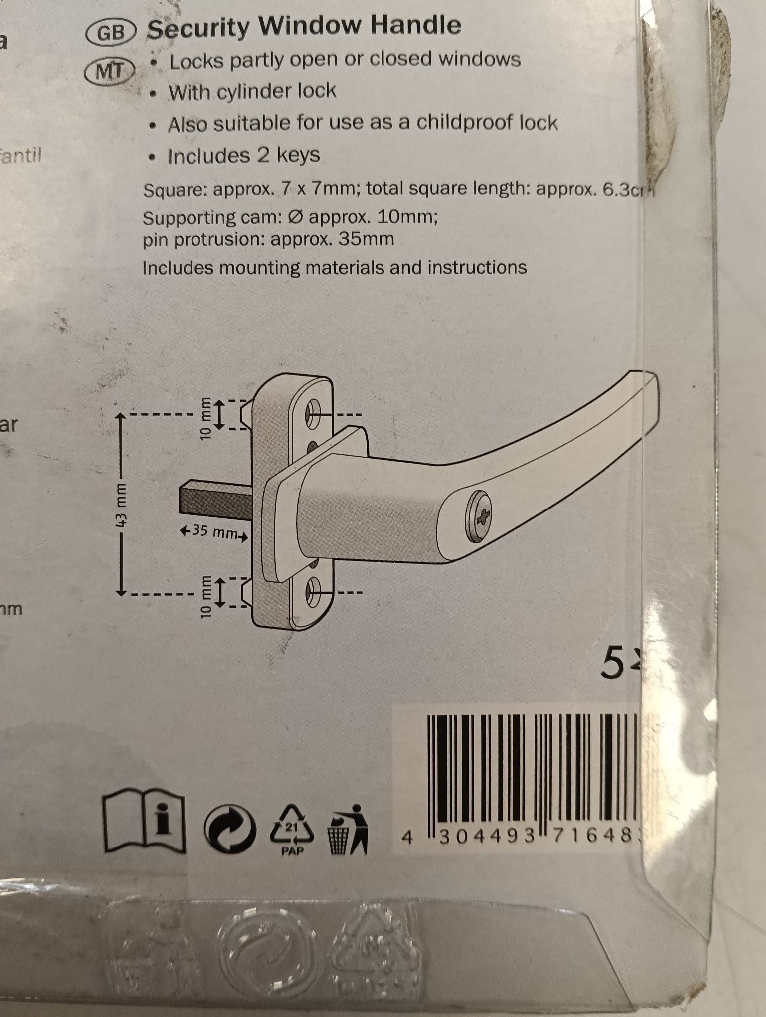 TIRADOR SEGURIDAD VENTANA - Imagen 4