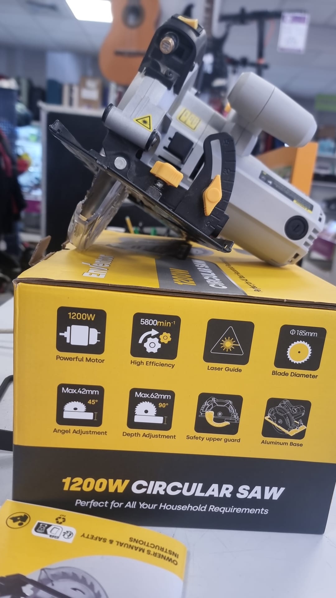 SIERRA CIRCULAR ENVENTOR 1200W - Imagen 4