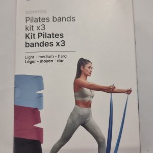 BANDAS ELASTICAS PILATES DECATHLON X3 7/10/15KG