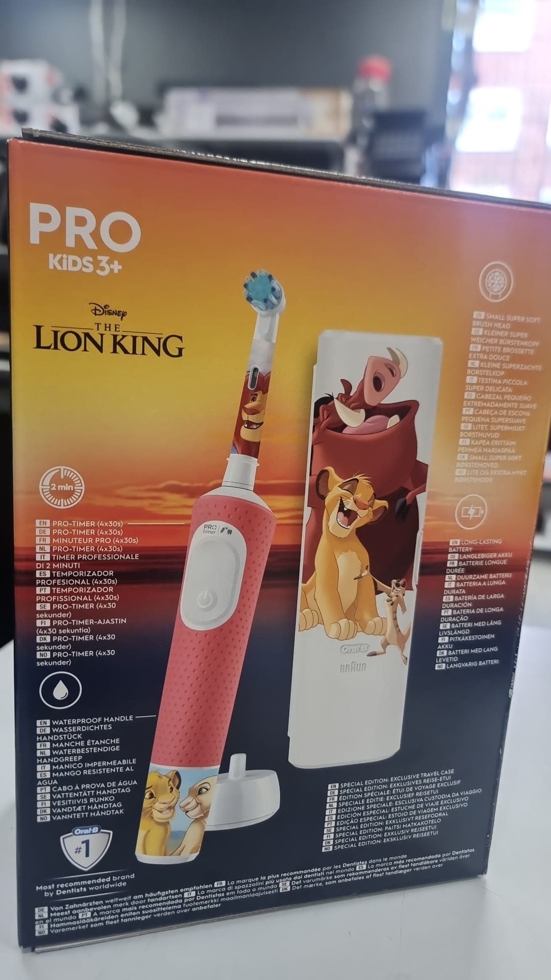CEPILLO ORAL B PRO KIDS 3+ EL REY LEON - Imagen 2