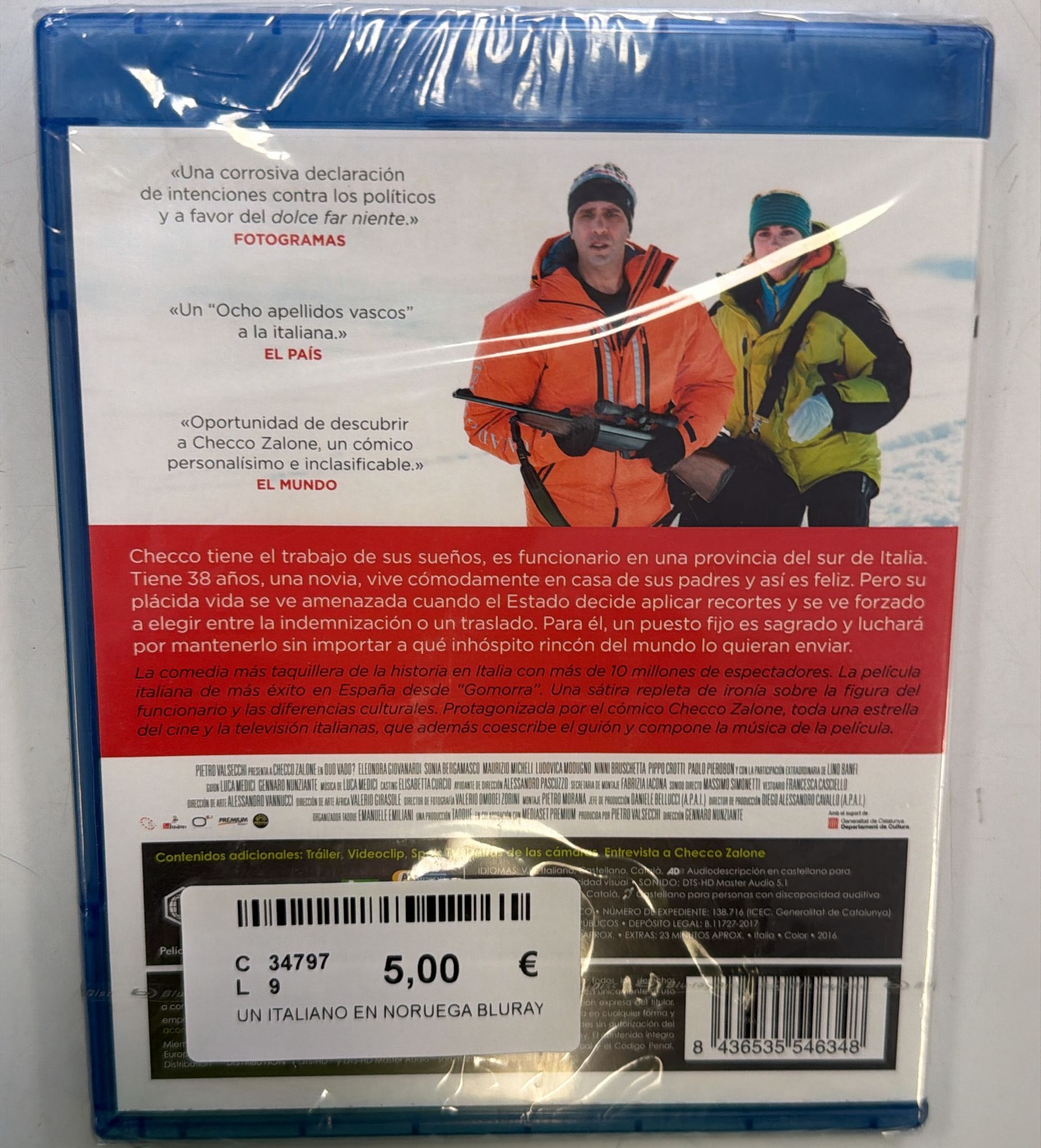 UN ITALIANO EN NORUEGA BLURAY - Imagen 2