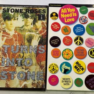 LIBRO PARTITURAS STONE ROSES + ALL YOU NEED IS LOVE